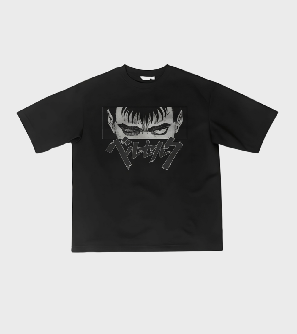 Berserk - Guts High Quality Backprint Oversized T-shirt
