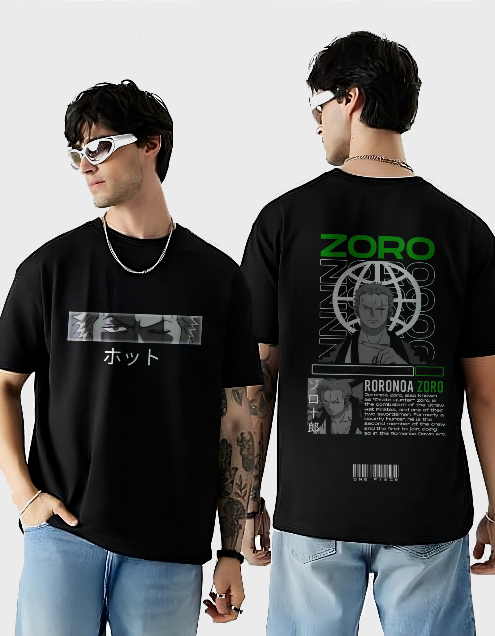 T shirt roblox zoro em 2023