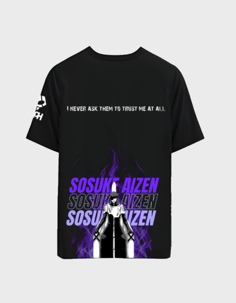 Aizen Sosuke Bleach Oversized T-shirt Graphic